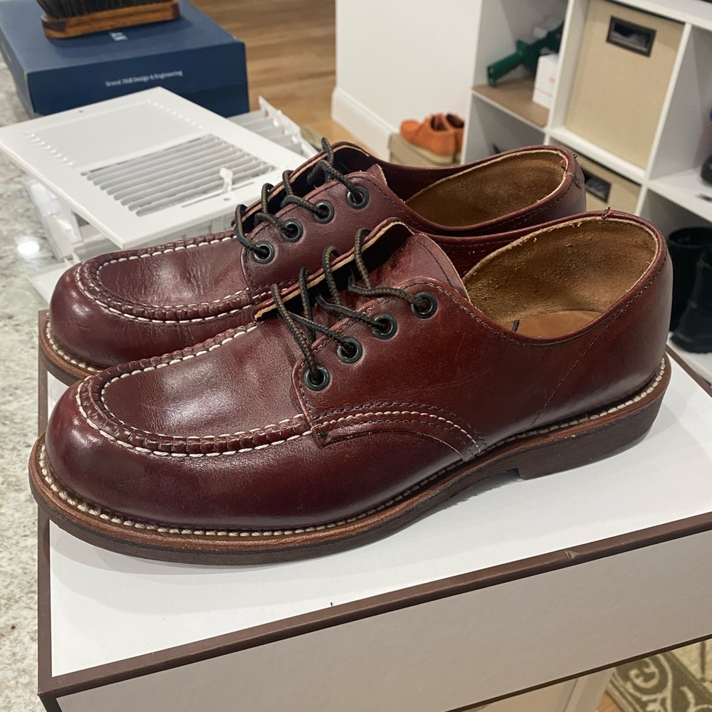 Red wing 212 Oxford Oxblood mesa size 8D